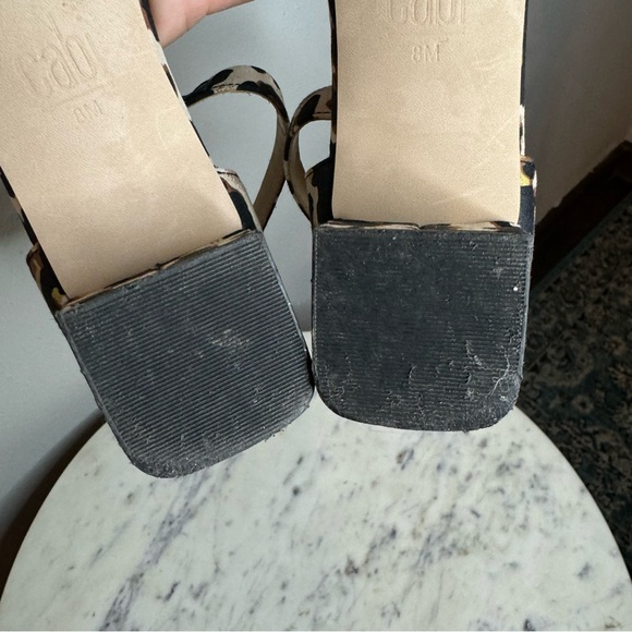 Cabi Kiki Heels Size 8 M leopard shoes animal print - Picture 11 of 11